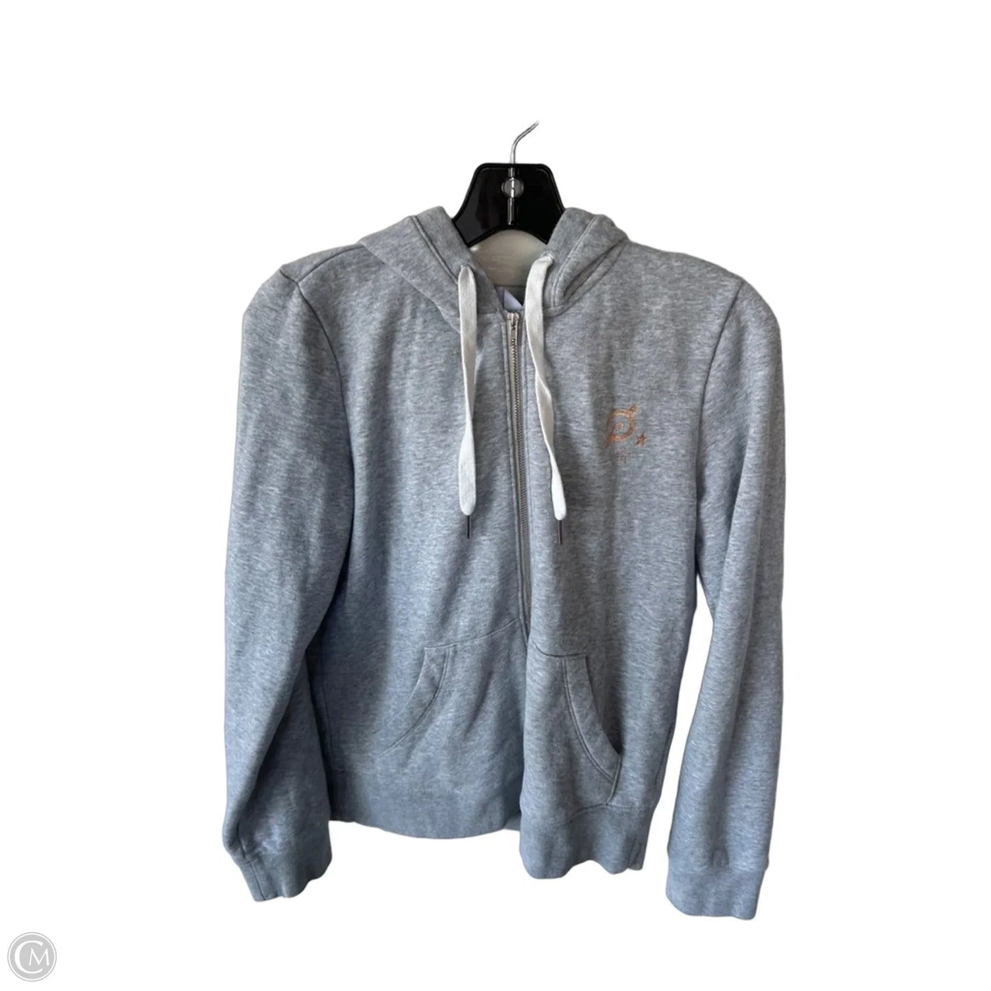Athletic Sweatshirt Hoodie By Peloton In Grey, Size: S