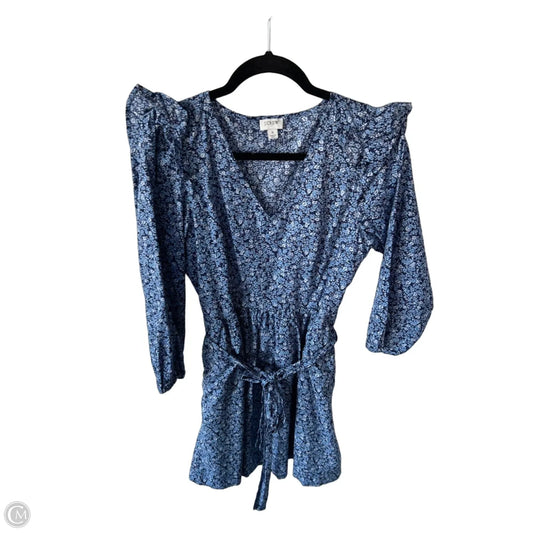 Dress Casual Midi By J. Crew In Blue, Size: S