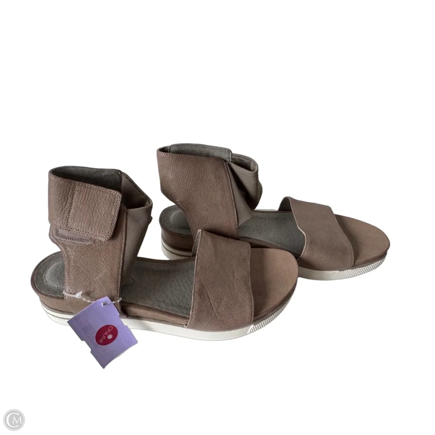 Sandals Flats By Eileen Fisher In Tan, Size: 7.5