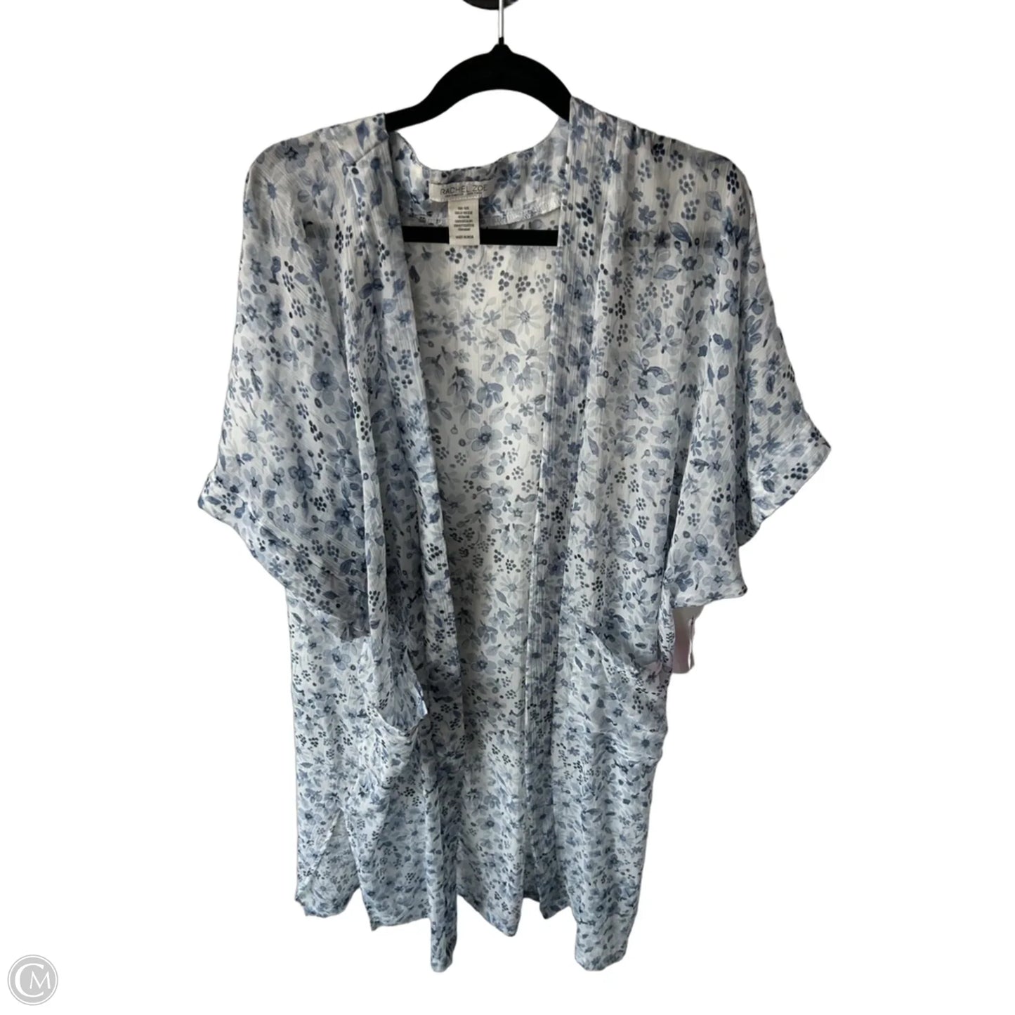 Kimono By Rachel Zoe In Blue & White, Size: Osfm