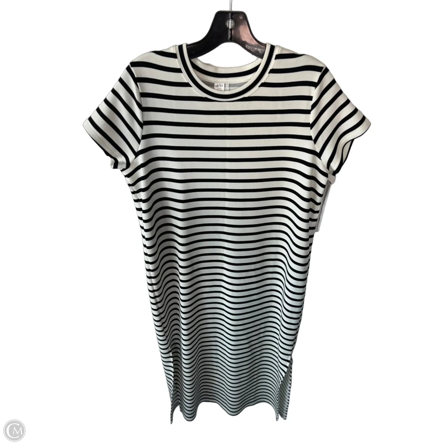Dress Casual Maxi By Spanx In Black & Cream, Size: L