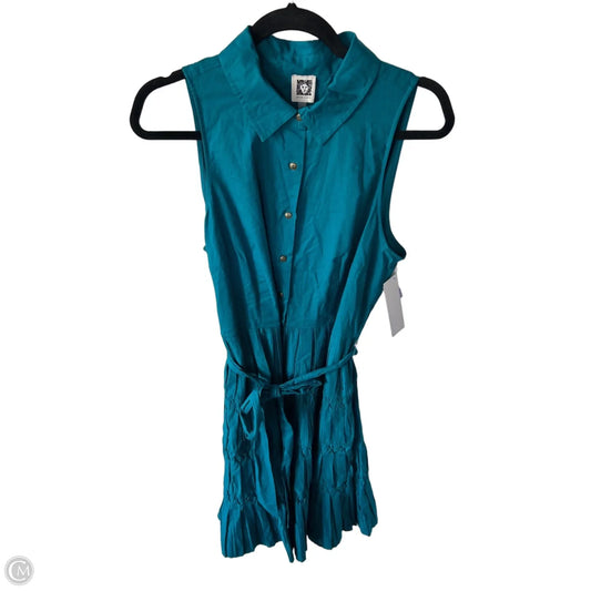 Dress Casual Midi By Anne Klein In Blue, Size: L