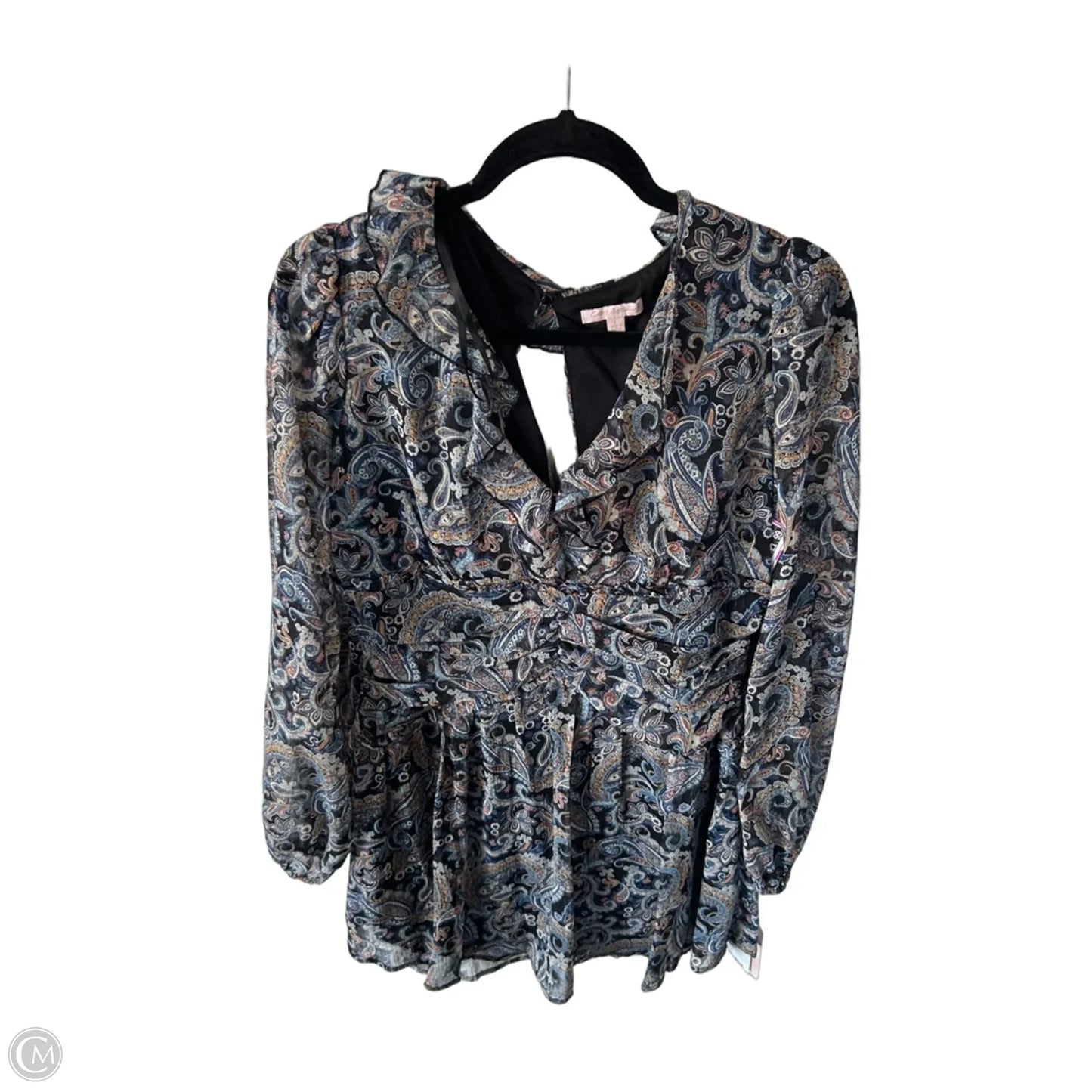 Dress Party Short By City Studio In Black & Blue, Size: L