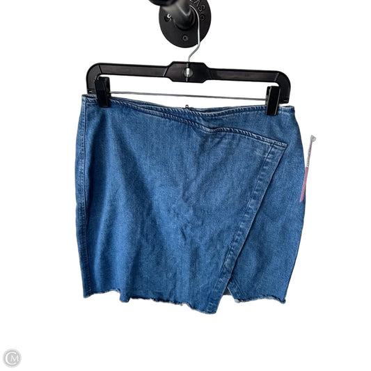 Skirt Mini & Short By Madewell In Blue Denim, Size: 10