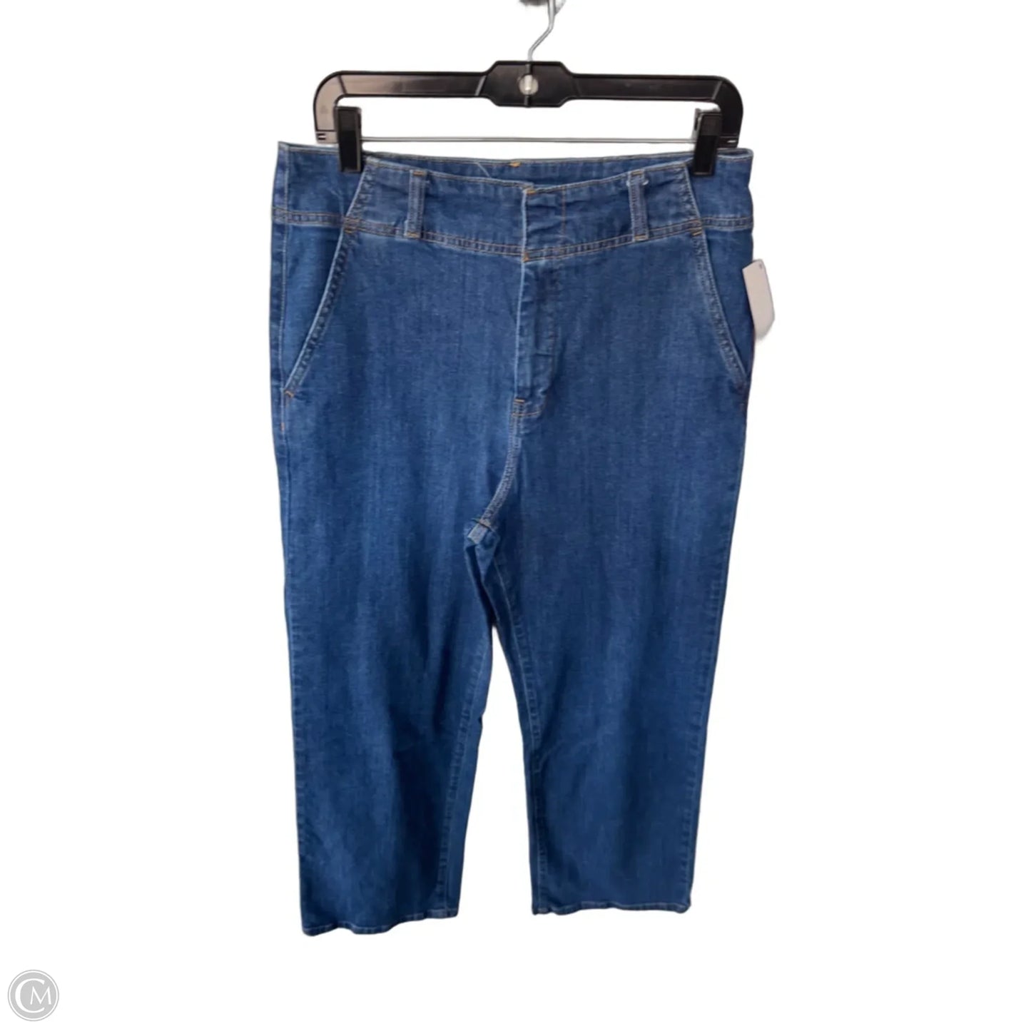 Jeans Wide Leg By Pilcro In Blue Denim, Size: 12