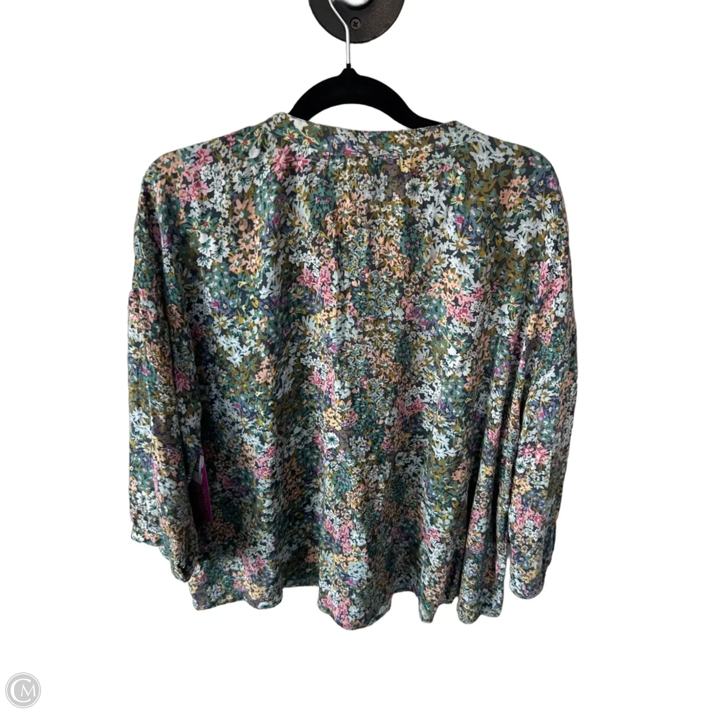 Top Long Sleeve By J. Jill In Green, Size: L