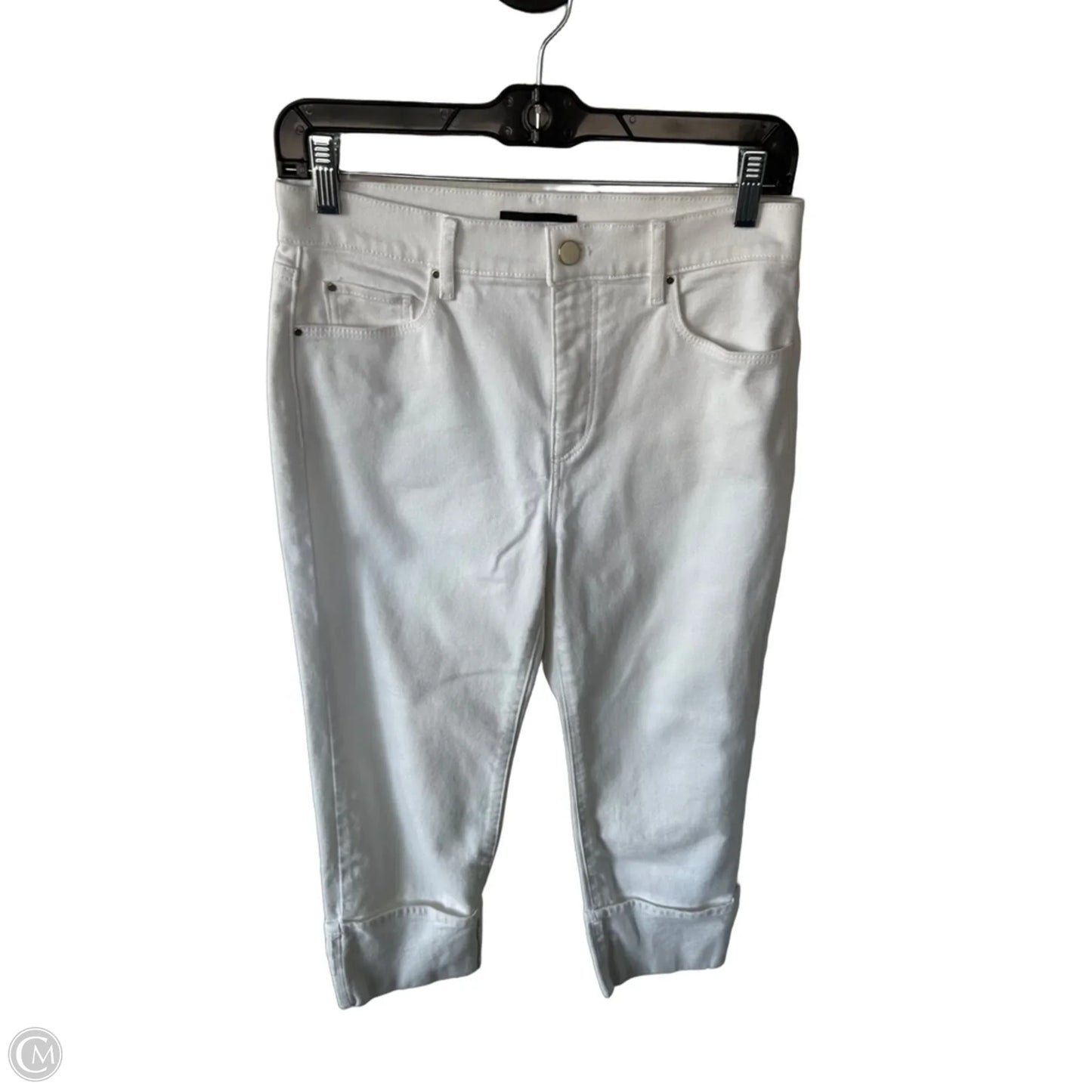 Jeans Straight By Ann Taylor In White Denim, Size: 4p
