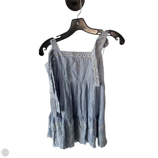 Dress Casual Short By Mi Ami In Blue & White, Size: S