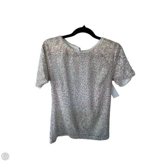 Top Short Sleeve By Isaac Mizrahi Live Qvc In Multi-colored, Size: Xxs