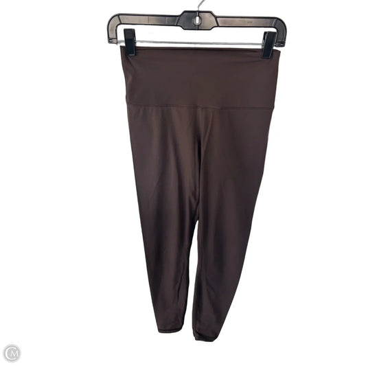 Athletic Leggings By Everlane In Brown, Size: S