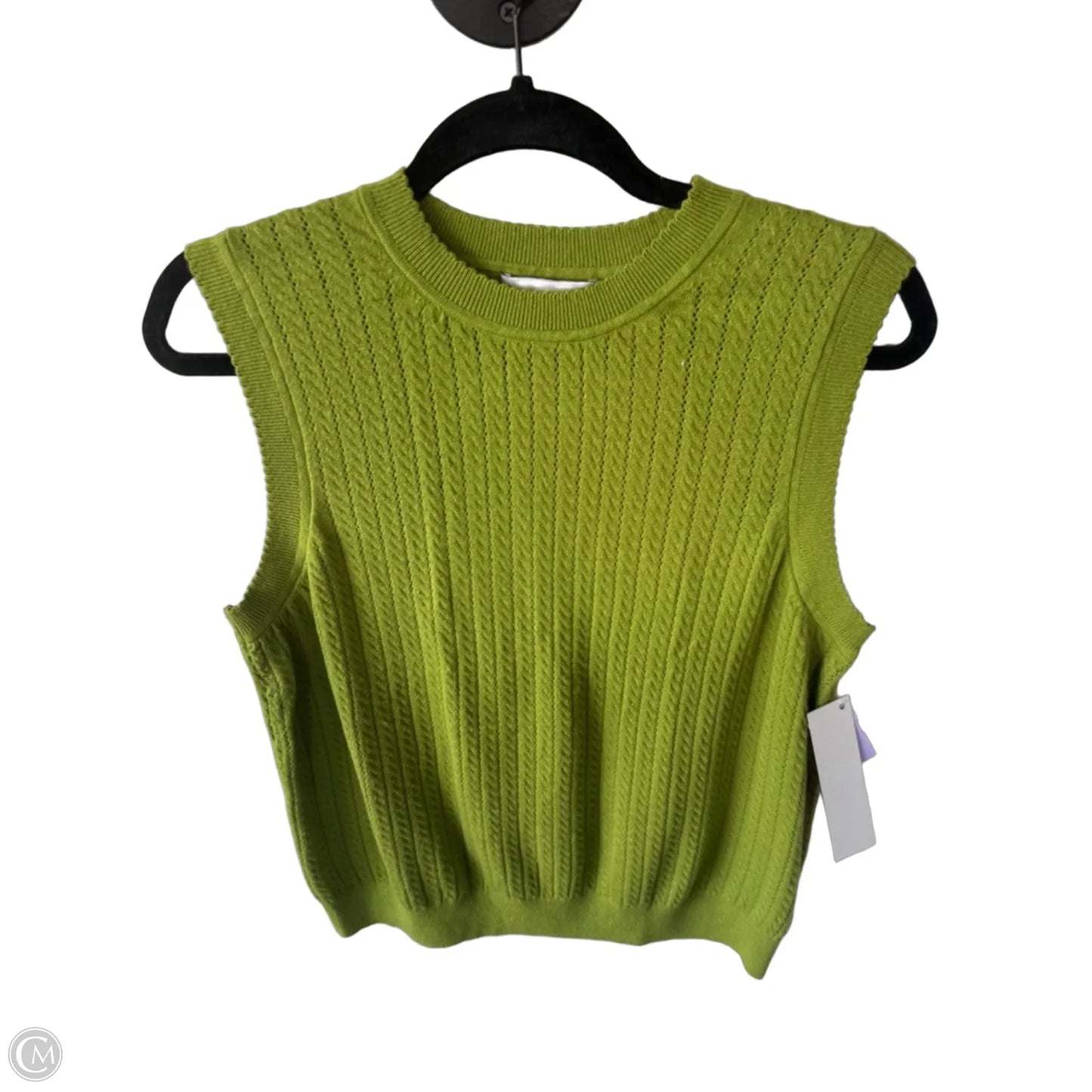 Vest Sweater By Free Assembly In Green, Size: Xl
