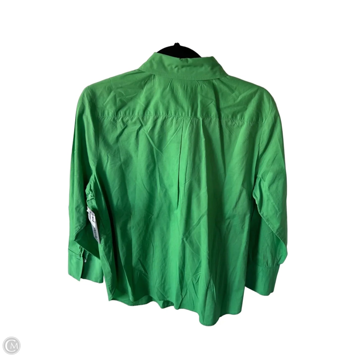 Top Long Sleeve By Talbots In Green, Size: Lp