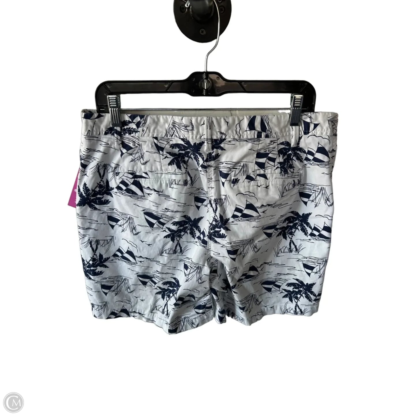 Shorts By Talbots In Blue & White, Size: 10