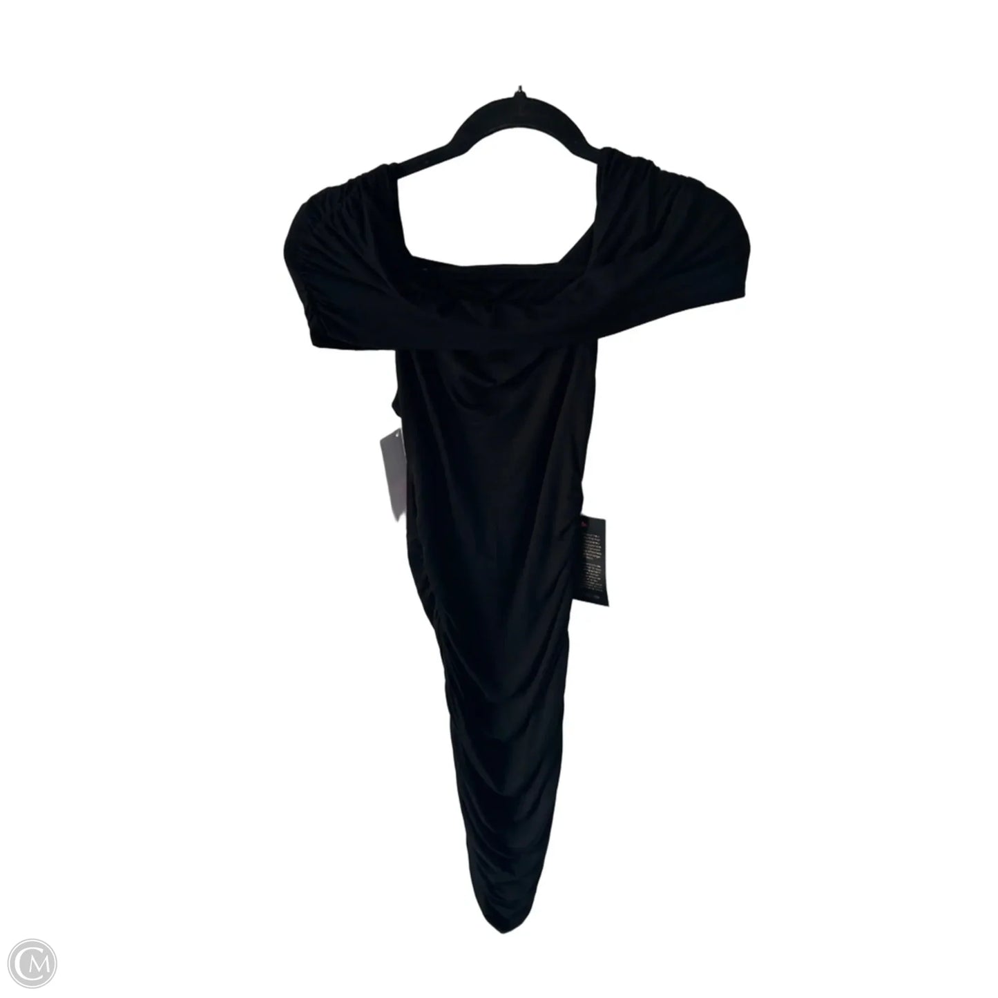 Dress Party Midi By Bebe In Black, Size: Xs