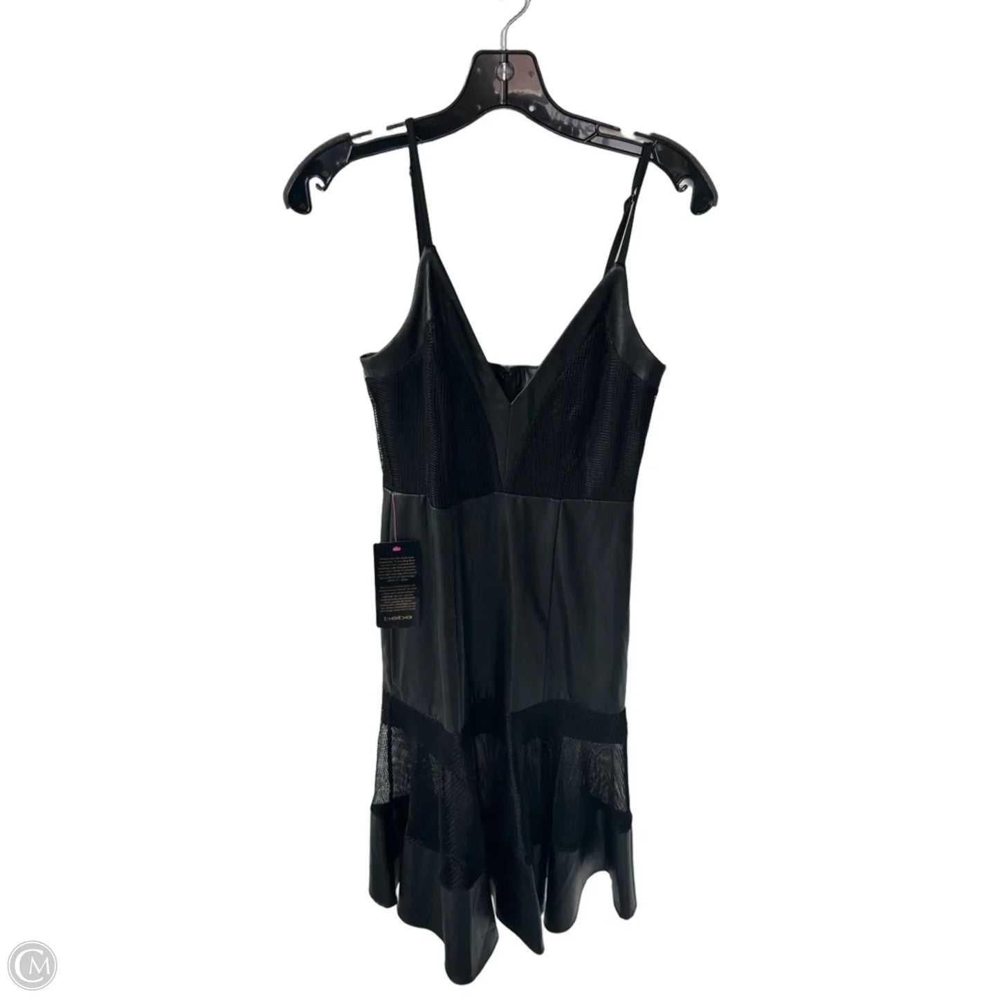 Dress Party Midi By Bebe In Black, Size: S