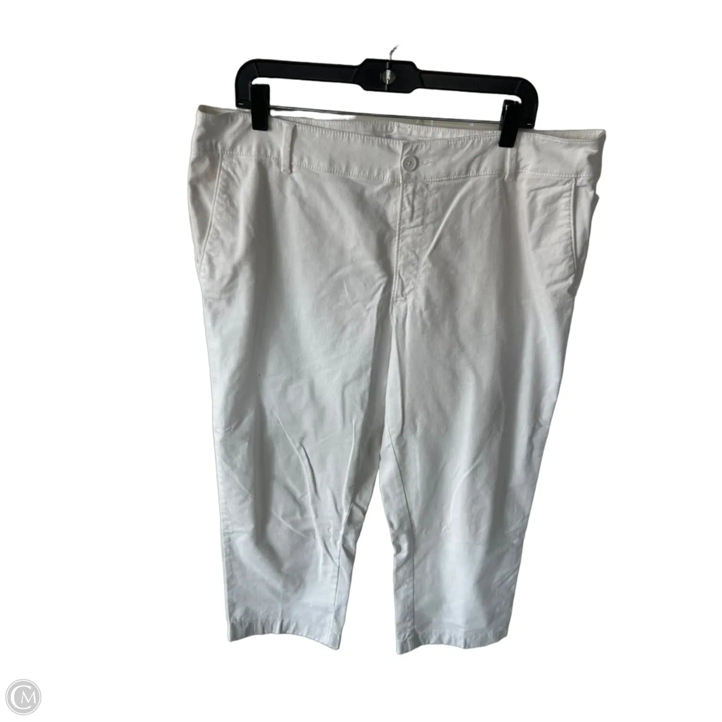 Pants Cropped By Loft In White, Size: 16
