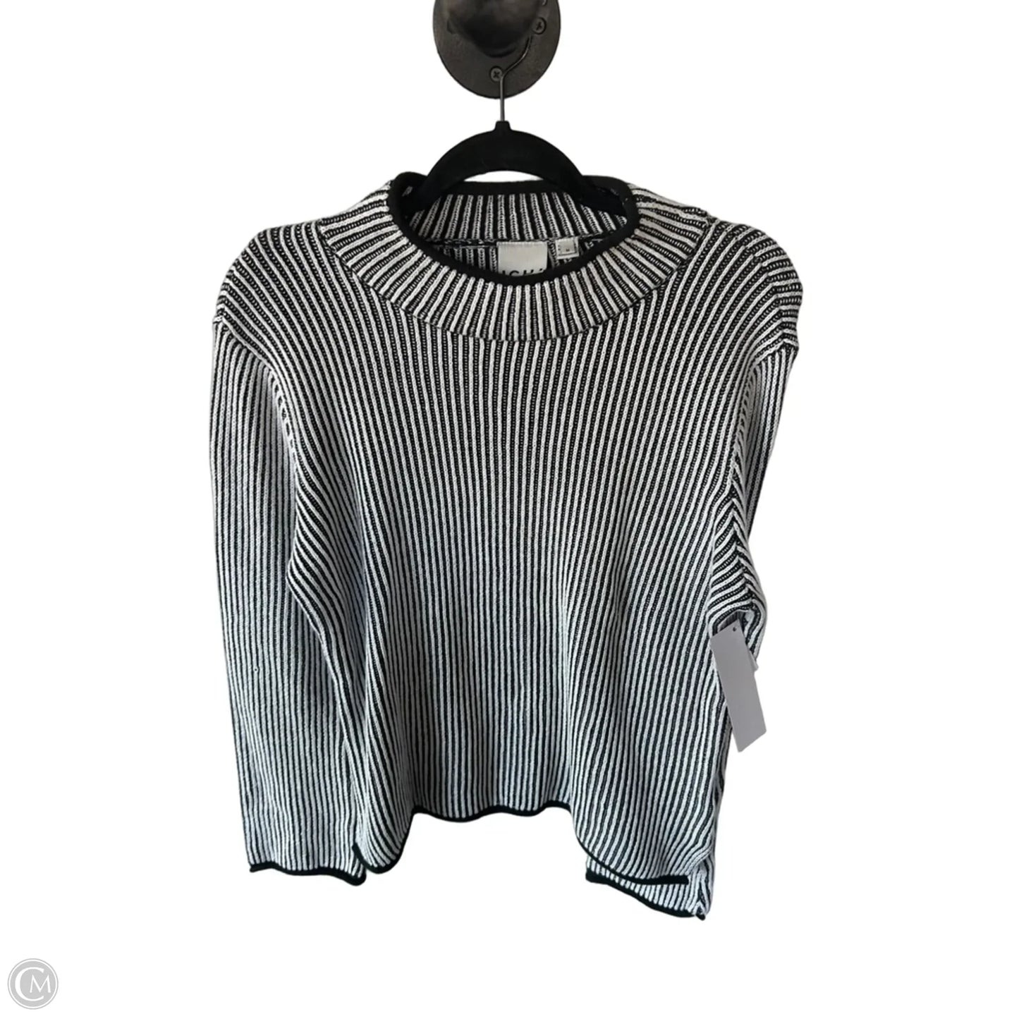 Sweater By Cmc In Black & White, Size: M