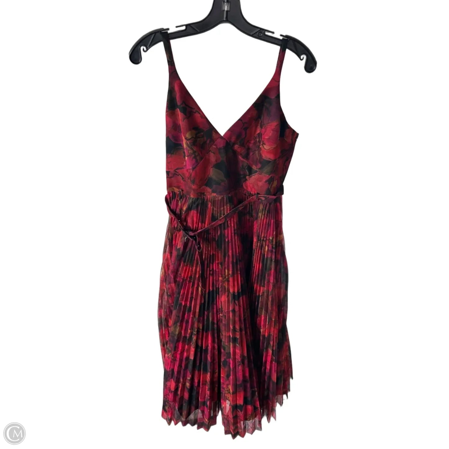 Dress Casual Maxi By Hutch In Black & Red, Size: L