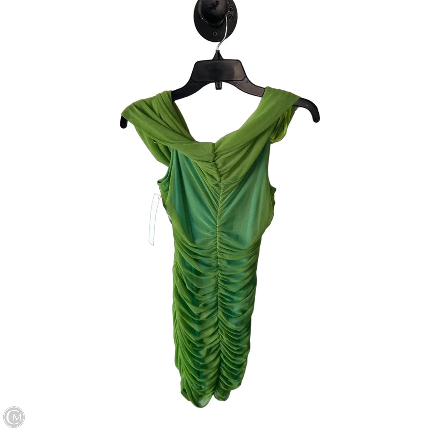 Dress Party Short By Bebe In Green, Size: L