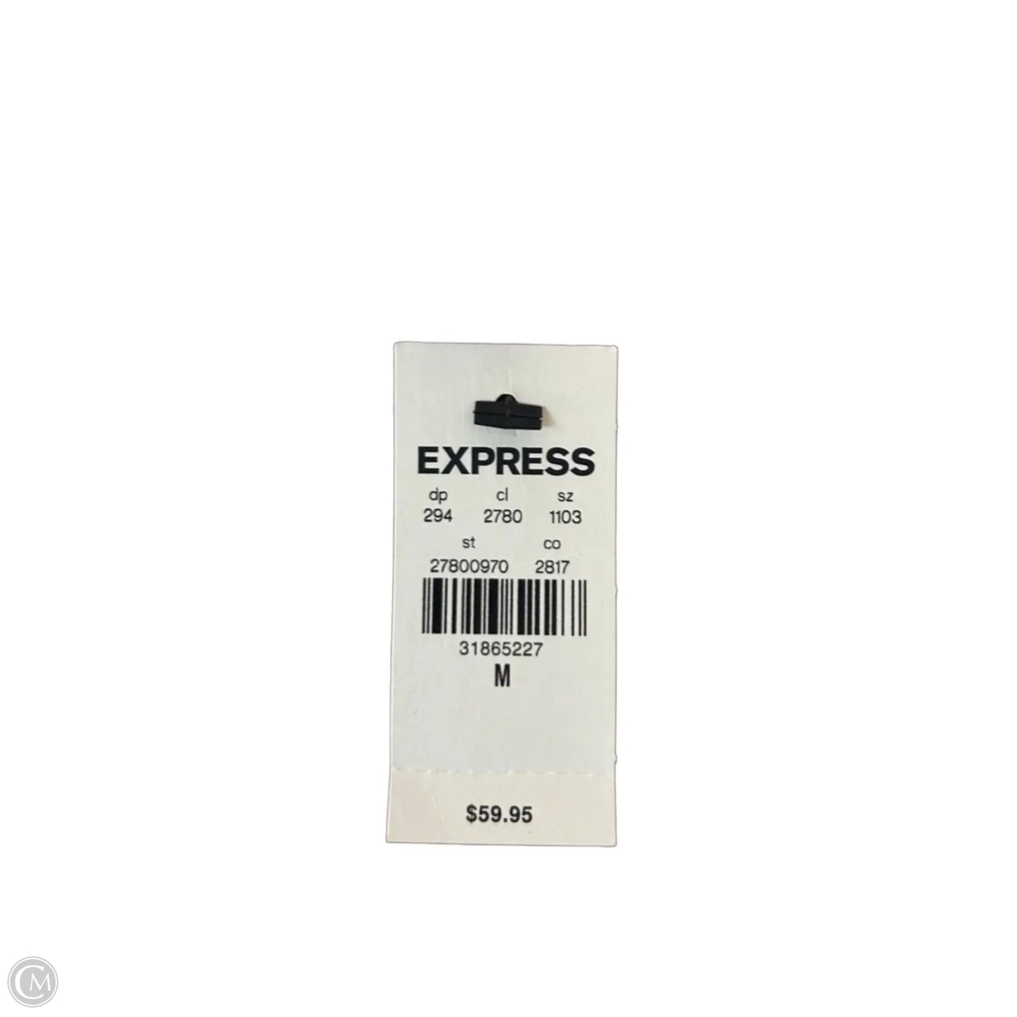 Dress Casual Midi By Express In Blue, Size: M