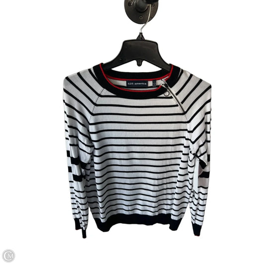 Sweater By 525 America In Black & White, Size: L