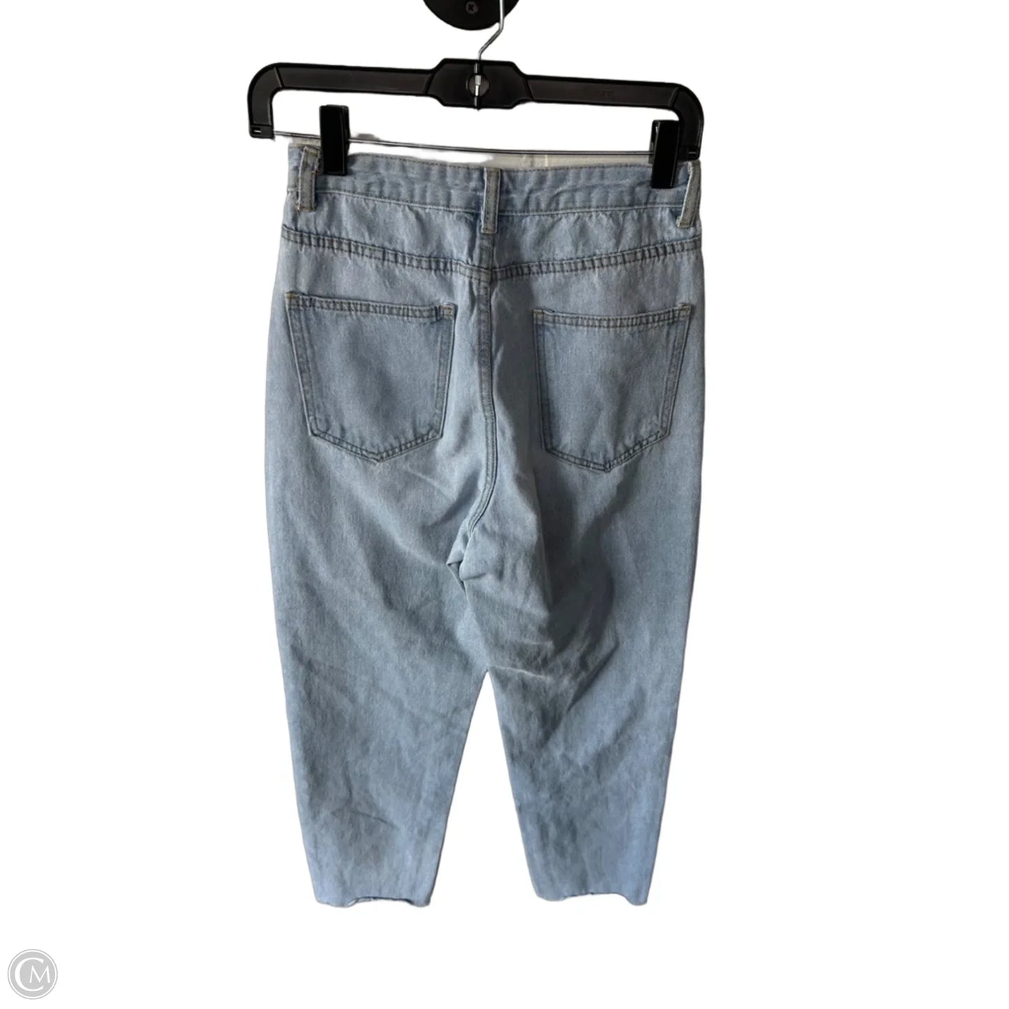 Jeans Straight By Shein In Blue Denim, Size: 4