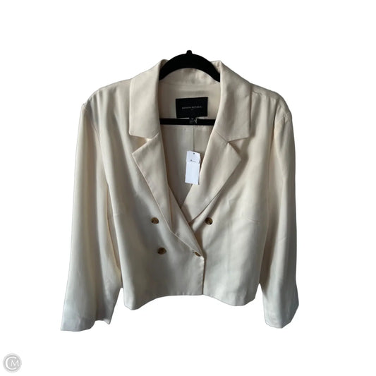 Blazer By Banana Republic In Cream, Size: 1x