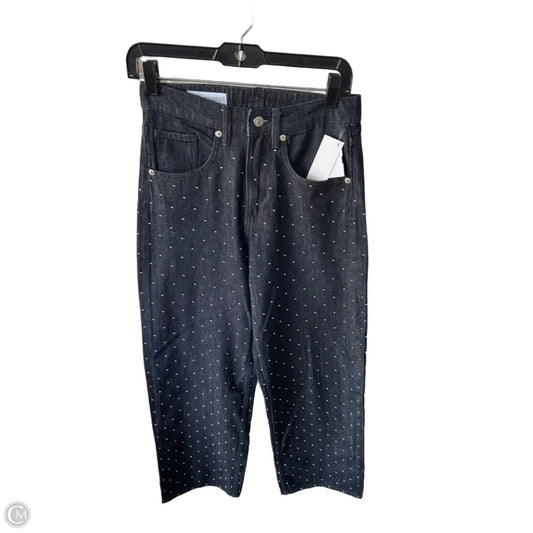 Jeans Straight By Zara In Blue Denim, Size: 0