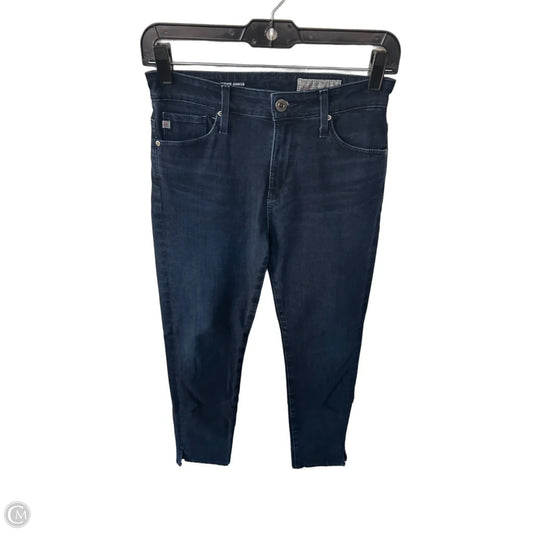 Jeans Skinny By Ag Jeans In Blue Denim, Size: 2