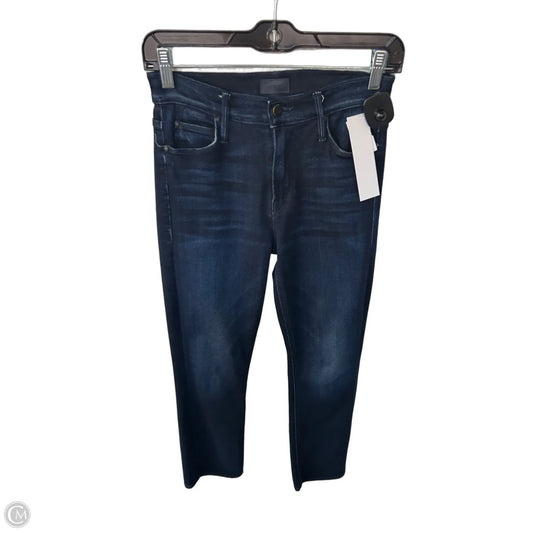 Jeans Straight By Mother In Blue Denim, Size: 2