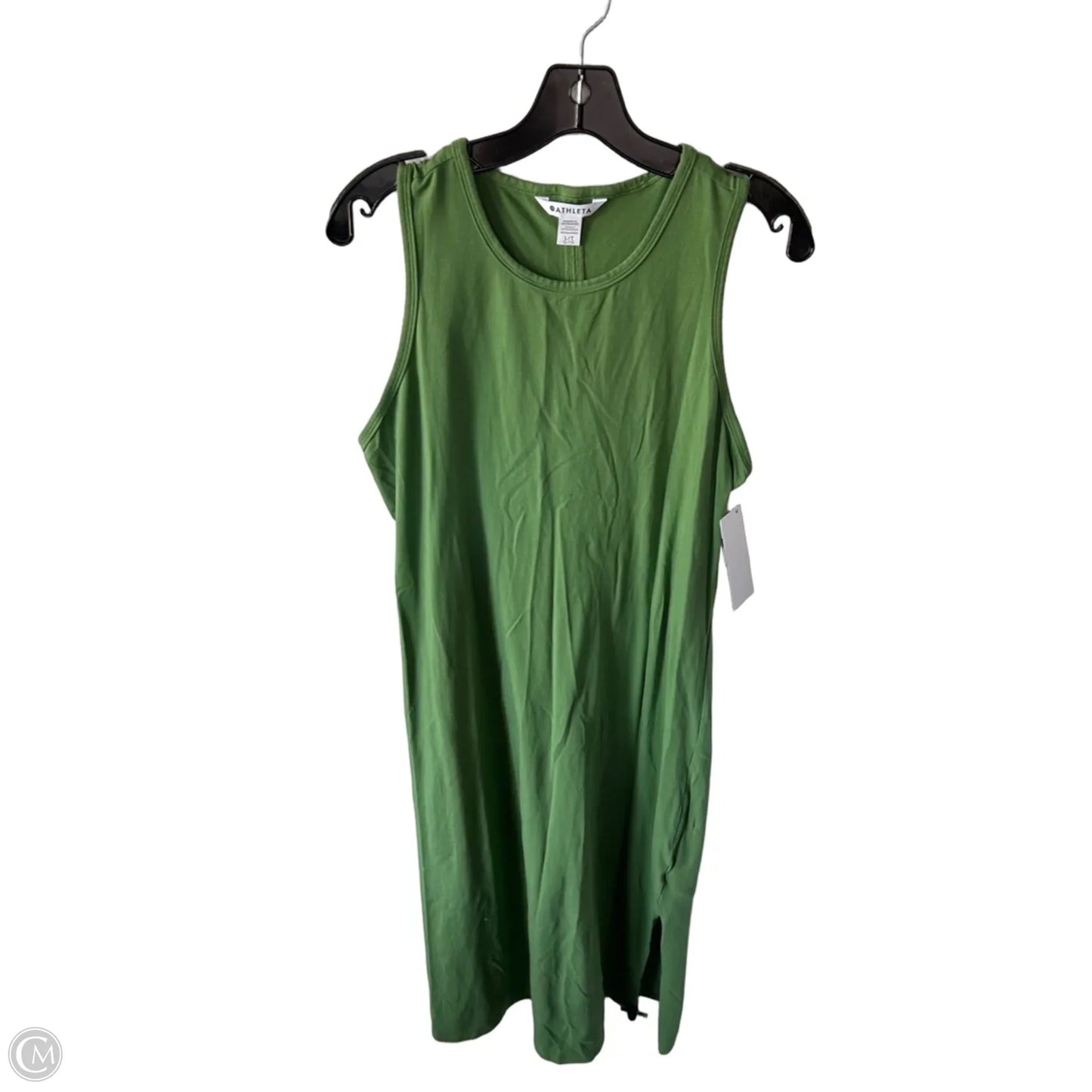 Dress Casual Midi By Athleta In Green, Size: L
