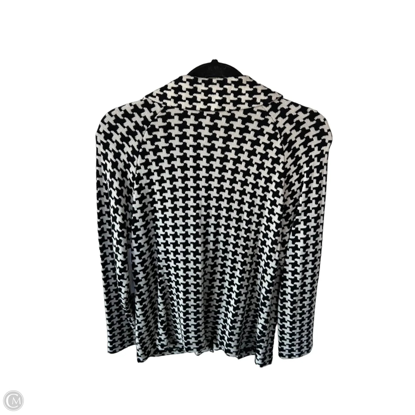 Blazer By Ellen Tracy In Black & White, Size: L