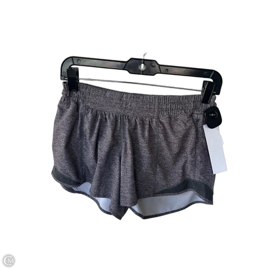 Athletic Shorts By Lululemon In Brown & Grey, Size: 4