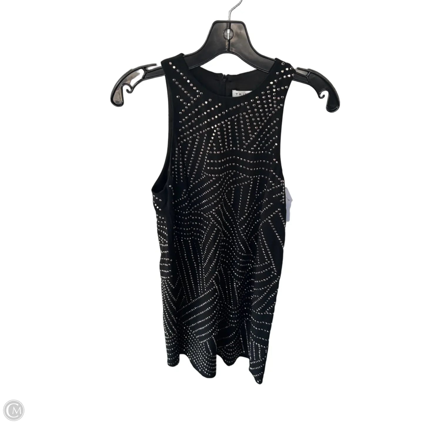 Dress Party Short By Trina Turk In Black & Silver, Size: Xs