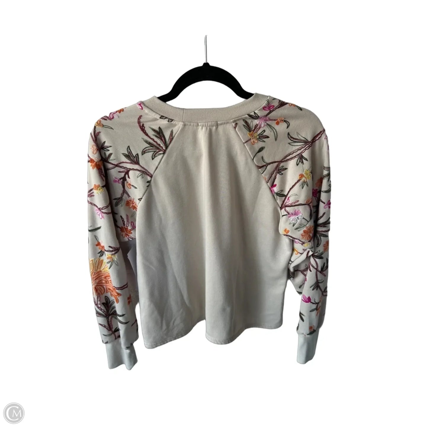 Sweatshirt Crewneck By Tiny In Tan, Size: S