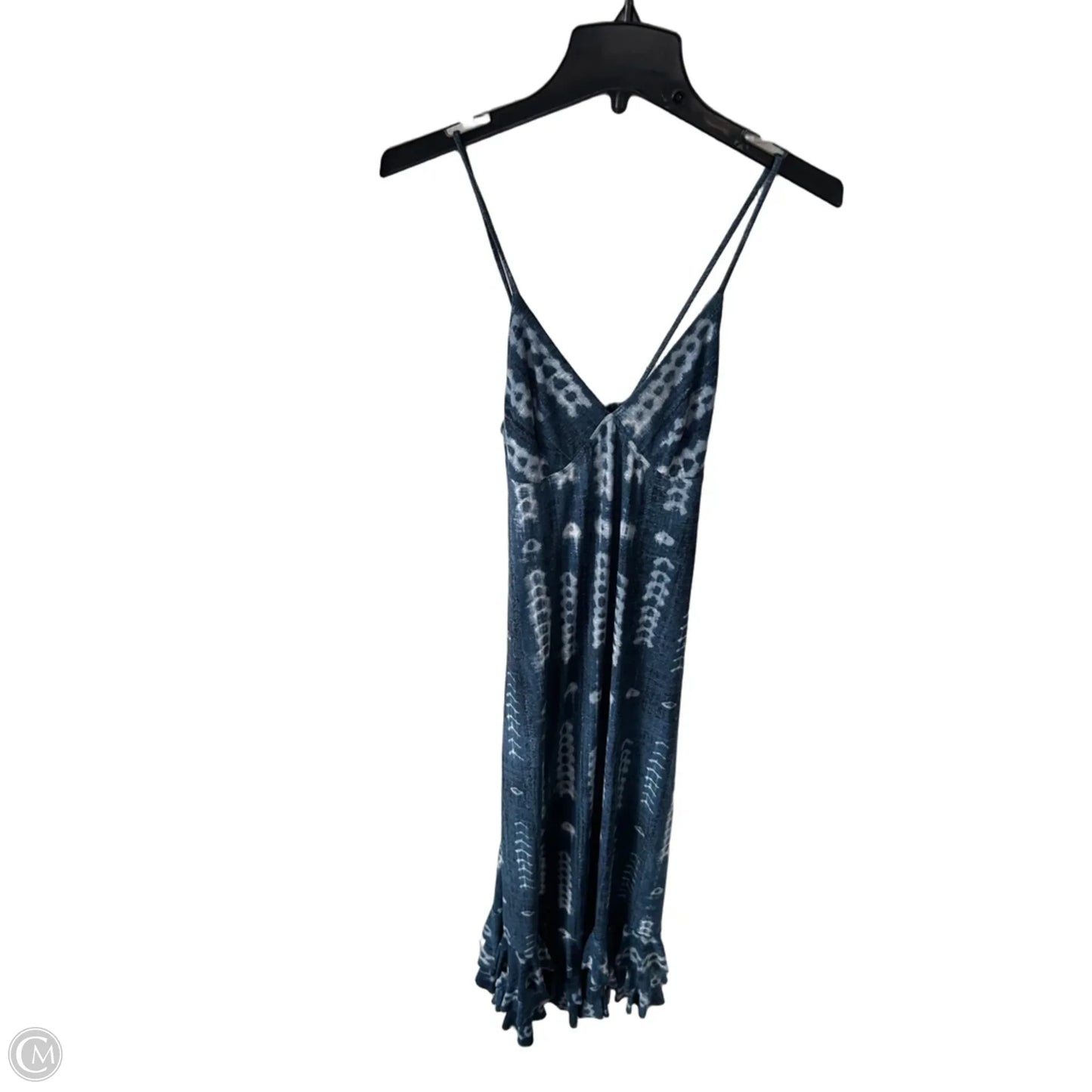 Dress Casual Maxi By Norma Kamali In Blue & White, Size: Xxs