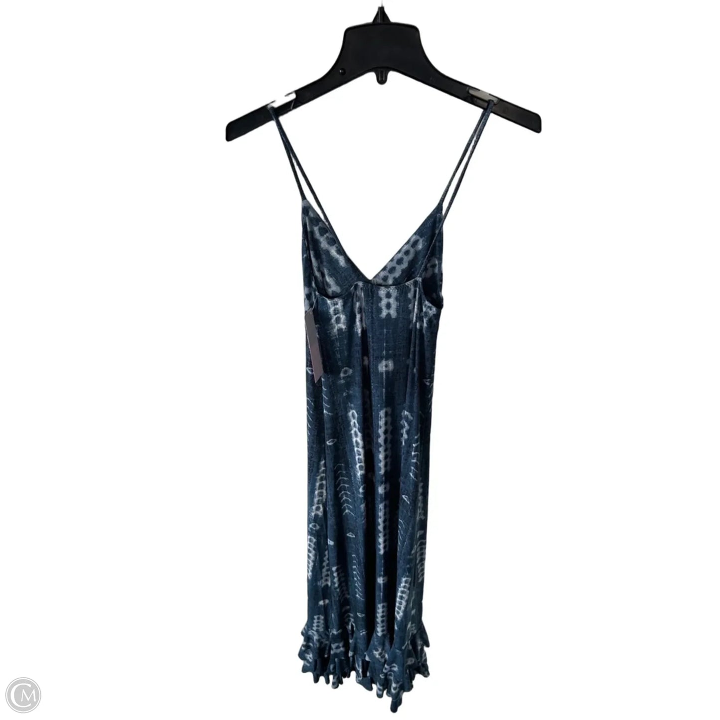 Dress Casual Maxi By Norma Kamali In Blue & White, Size: Xxs