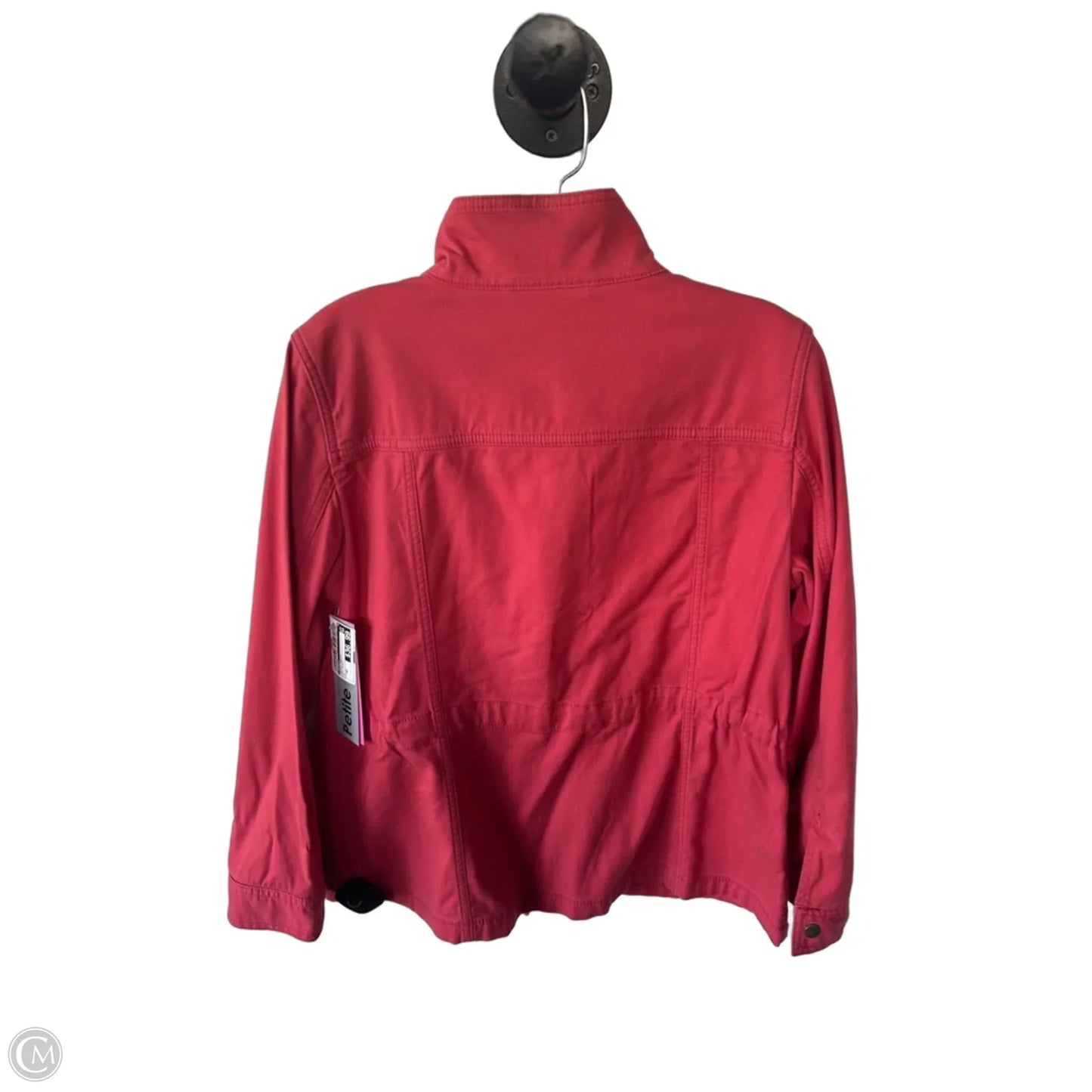 Jacket Denim By Talbots In Pink Denim, Size: Mp