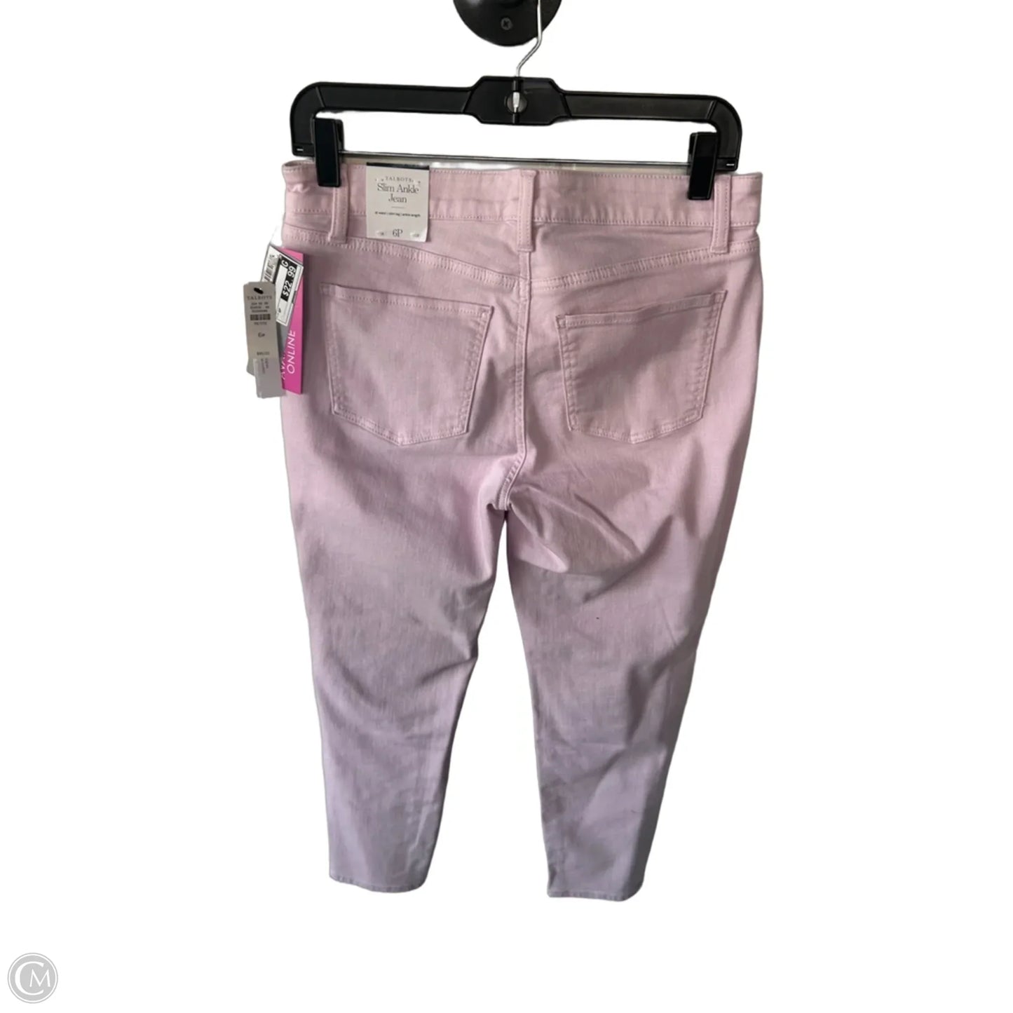Jeans Skinny By Talbots In Purple, Size: 6p