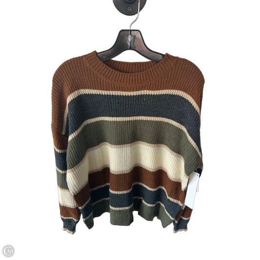 Sweater By Cme In Brown & Green, Size: S