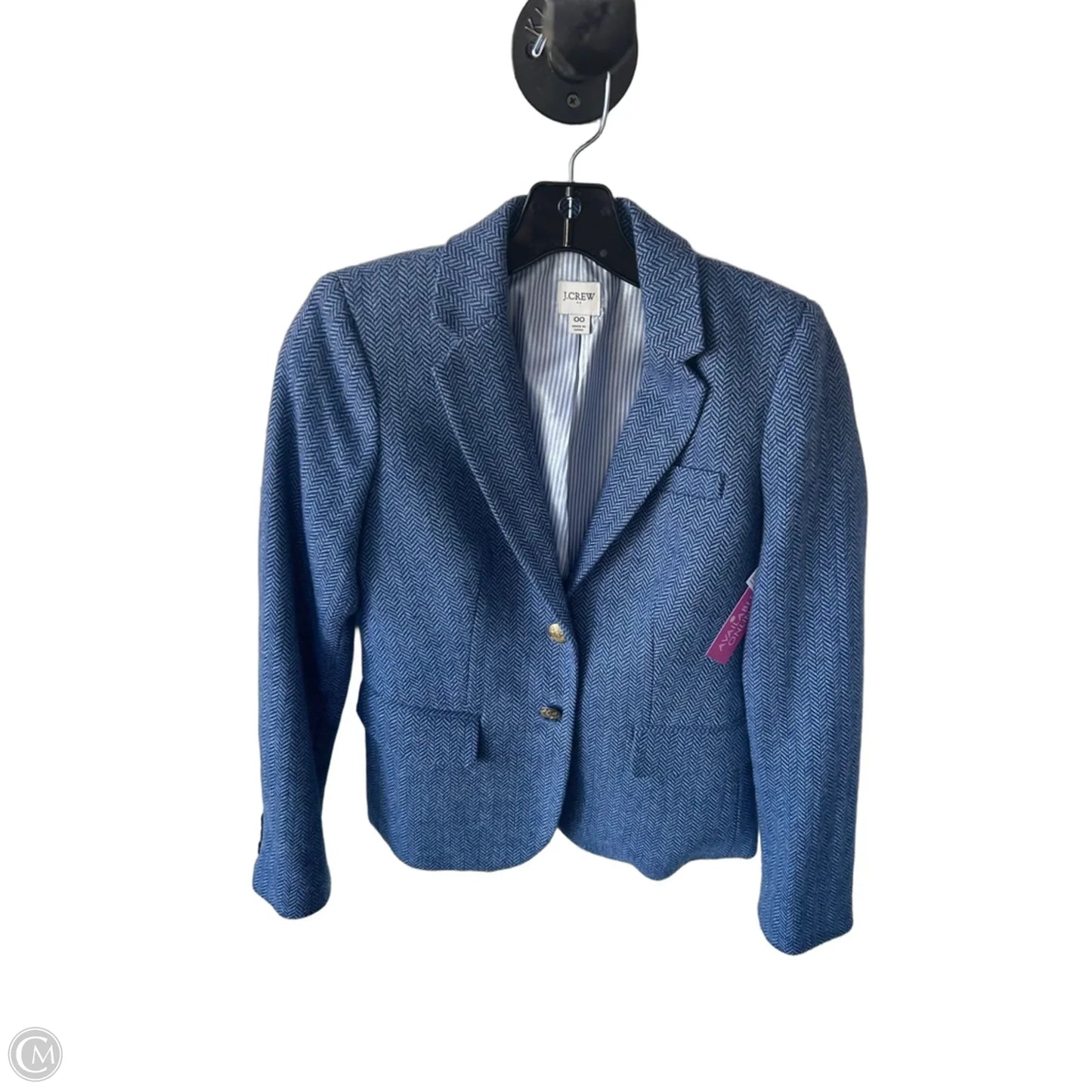 Blazer By J. Crew In Blue, Size: Xxs