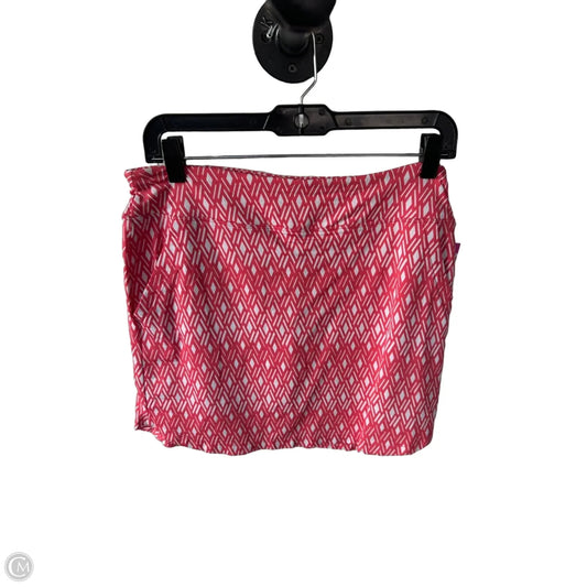 Athletic Skort By Clothes Mentor In Orange & White, Size: 0