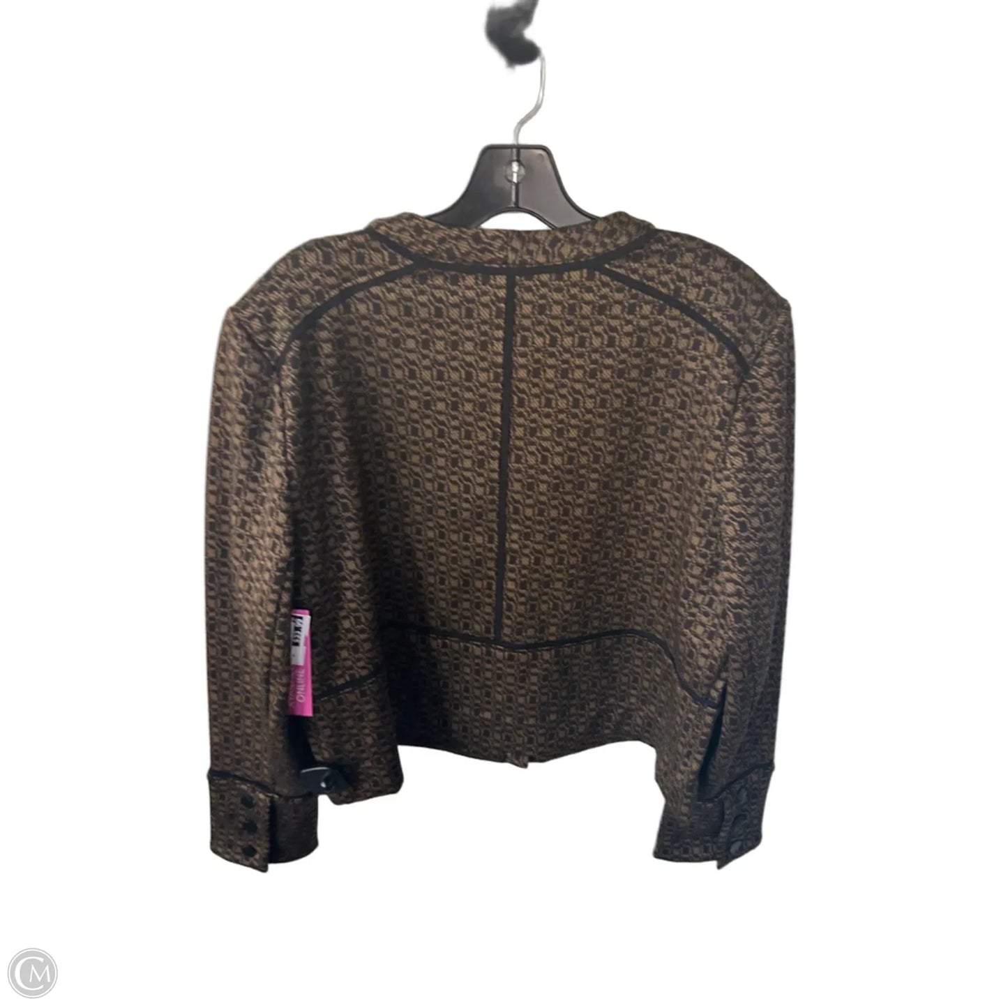 Blazer By Cabi In Black & Tan, Size: Xl