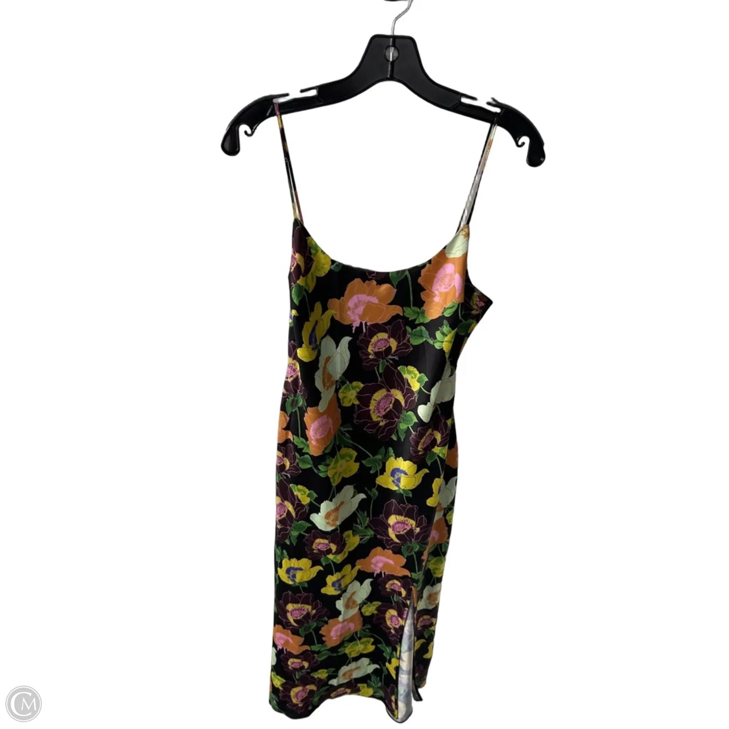 Dress Party Long By Asos In Black & Yellow, Size: M