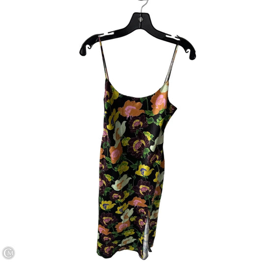 Dress Party Long By Asos In Black & Yellow, Size: M