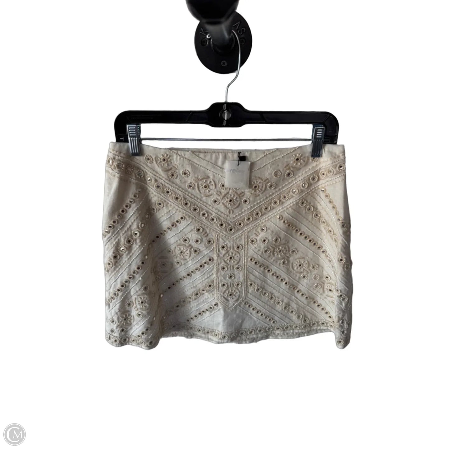 Skirt Mini & Short By Zara In Cream, Size: 8