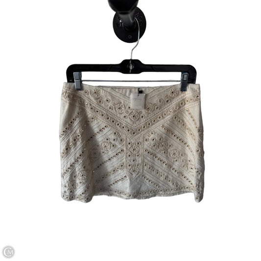 Skirt Mini & Short By Zara In Cream, Size: 8