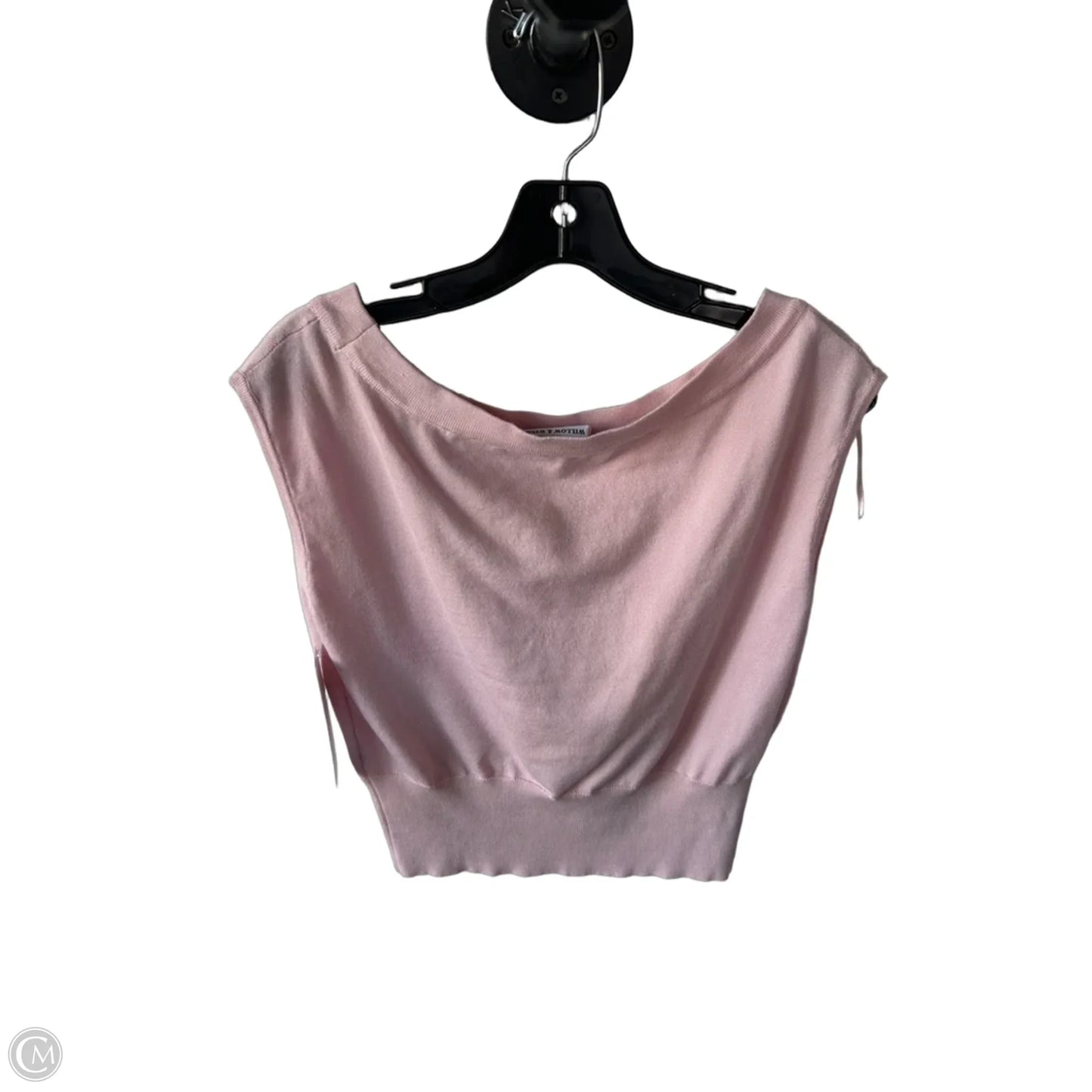 Sweater Short Sleeve By Clothes Mentor In Pink, Size: L