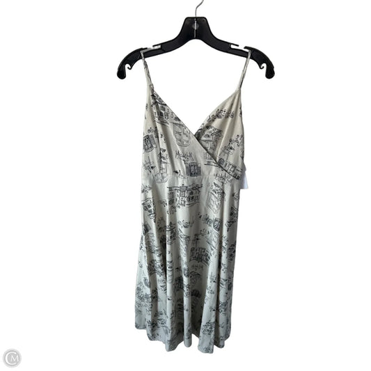 Dress Casual Midi By By The River In Black & Cream, Size: L