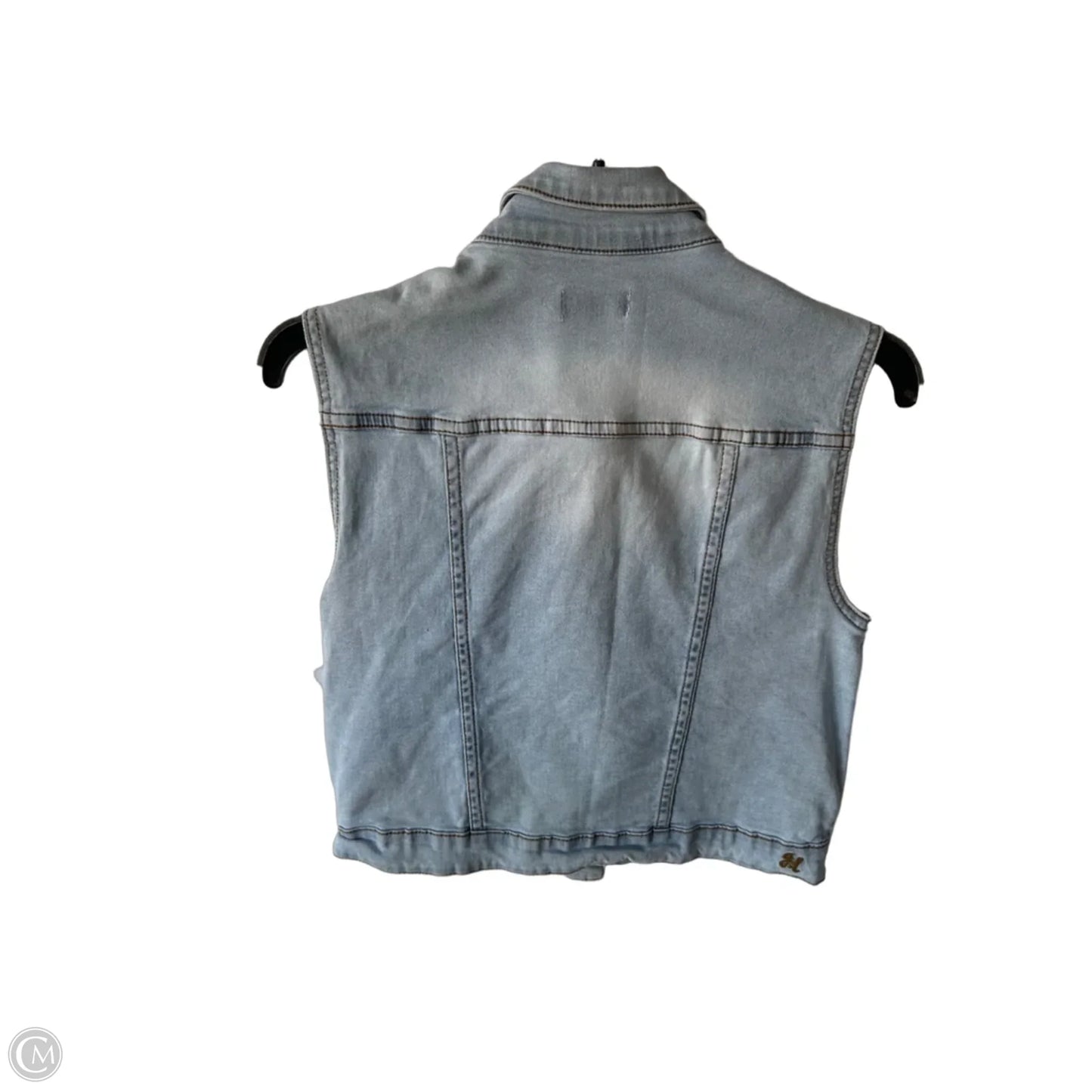 Vest Other By Grace & Lace In Blue Denim, Size: S